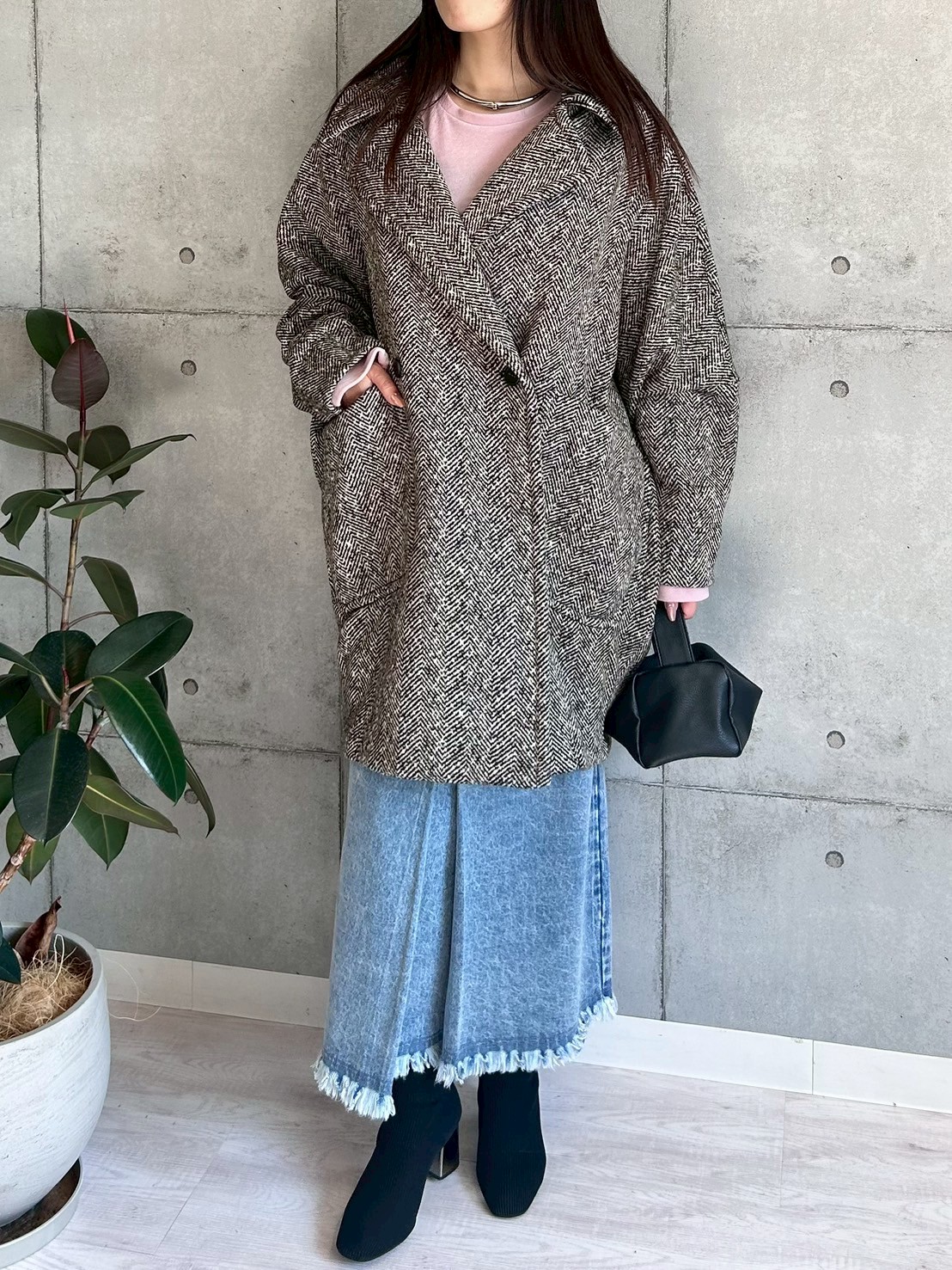 ROSIEE 軽量裏起毛コクーンコート ROSIEE】 ご予約 再販！軽量裏起毛コクーンコート | select shop