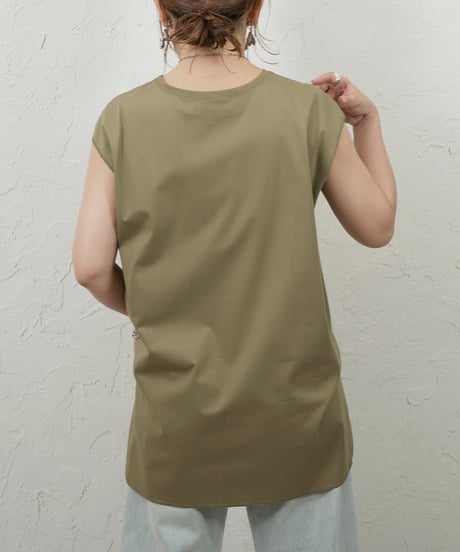Frenchsleeve top【khakiラスト1点】