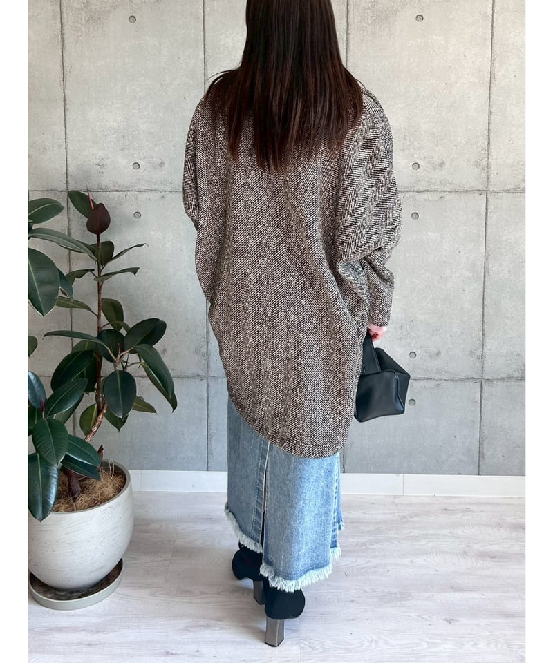 ROSIEE】 ご予約 再販！軽量裏起毛コクーンコート | select shop