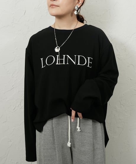 Georgette　logo pullover