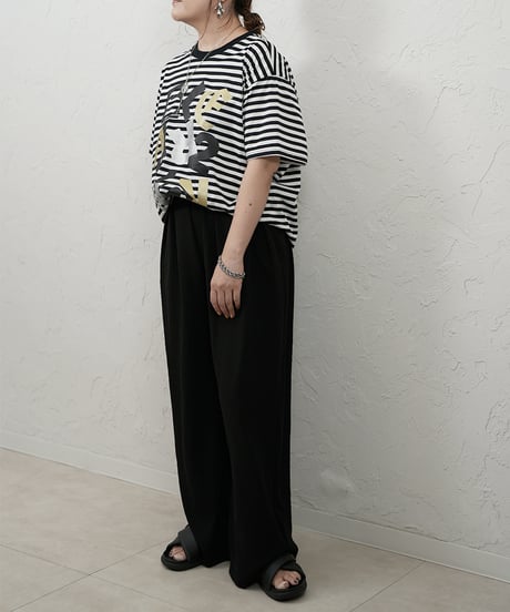 Randam foil print logo t  ラスト1点！