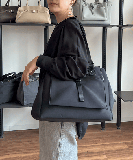 Liren別注カラー　Neoprene wide tote bag 【26ss】残り僅か！