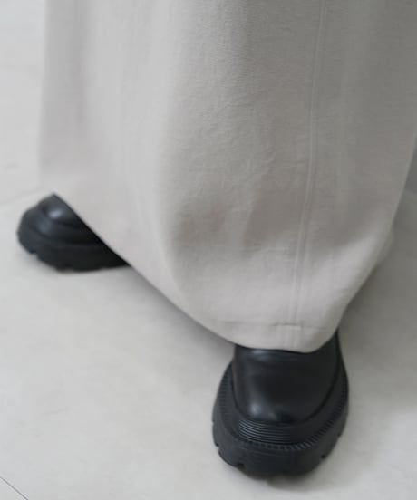 Stretch georgette back flare skirt ラスト1点