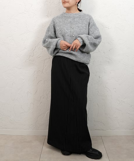 Wool knit【Whiteラスト2点】