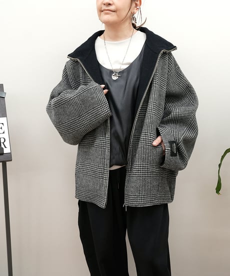 【Dignite collier】　ご予約  PECOLAMBジップアップコート