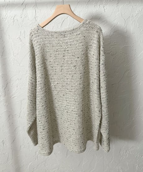 MIX nep yarn pullover