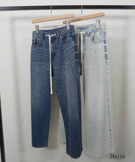 Liren別注size　再再販！ご予約　Draw string loose denim