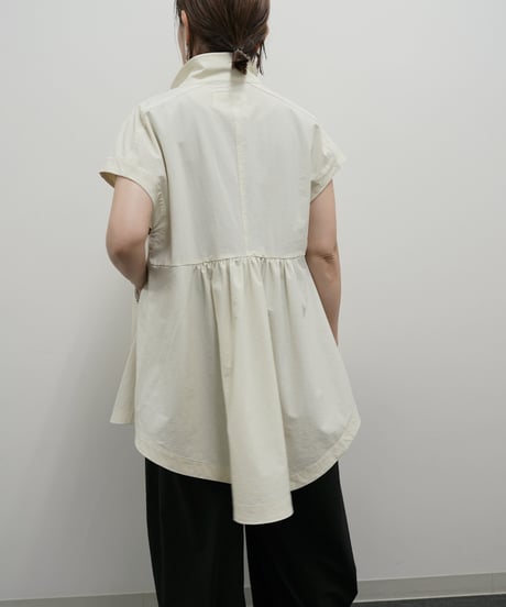 Stretch  nylon　ZIP vest　【ラスト2点】