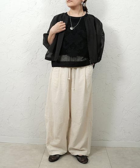 Sheer ZIP blouson【ラスト1点】