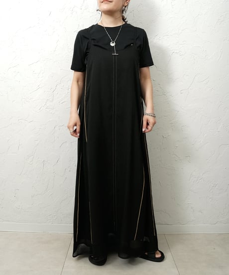 Merrow line camisole dress【ラスト2点】