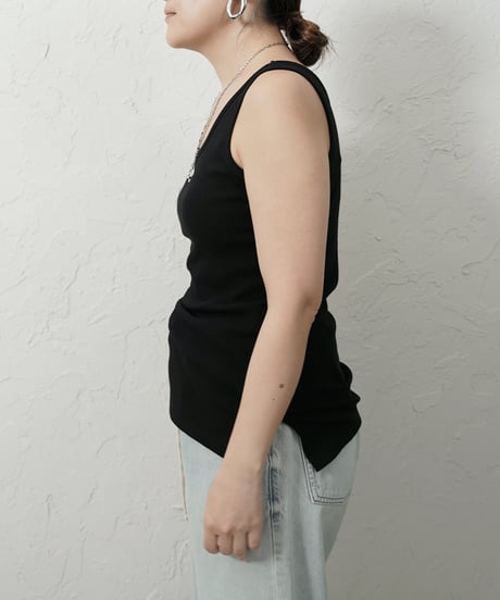 Stylish　rib tanktop【ラスト1点】