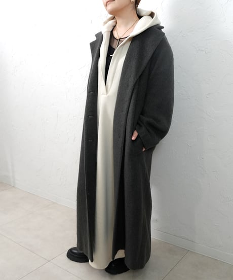 Wool long chester coat  残りわずか