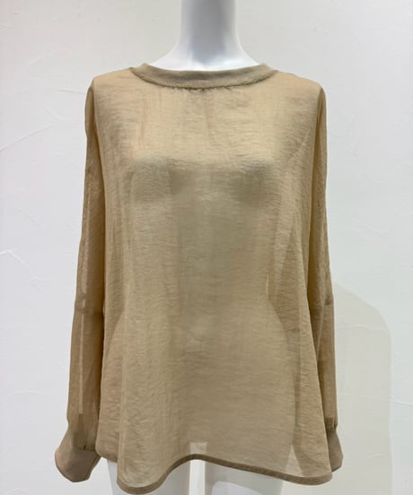 【cyan_tokyo】　ご予約 シアーリップルリブTOPS
