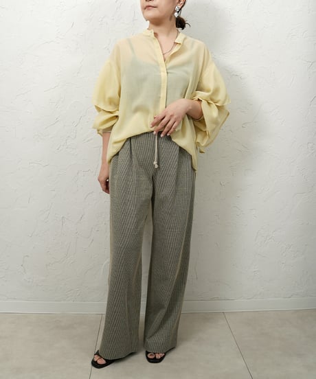 Sleeve frill  blouse【whiteラスト1点】