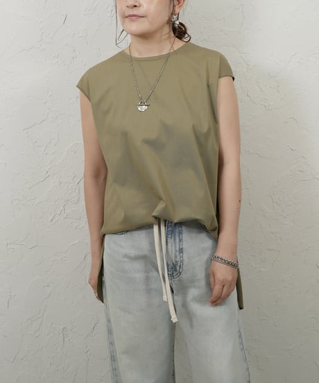 Frenchsleeve top【khakiラスト1点】