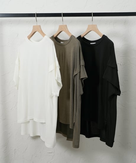 Prime cool leeve tuck Tshirt