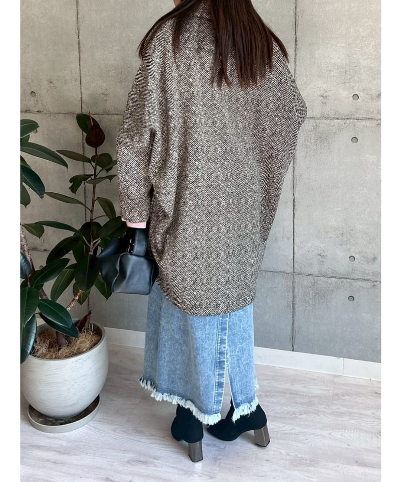 ROSIEE 軽量裏起毛コクーンコート ROSIEE】 ご予約 再販！軽量裏起毛コクーンコート | select shop