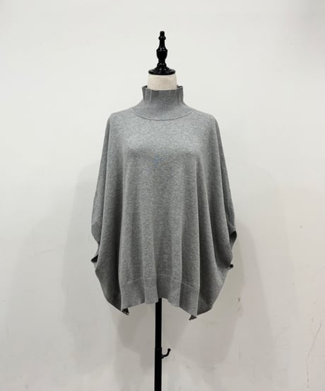【siro de labonte】　ご予約  COTTON highneck poncho　vest