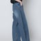 【YENN】再販ご予約  SIDE PLEATED DENIM PT