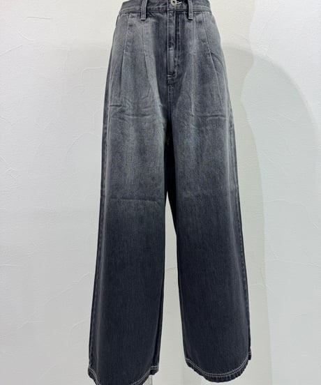 【CYAN TOKYO×Liren別注size】 Gradation Wide Denim Pants