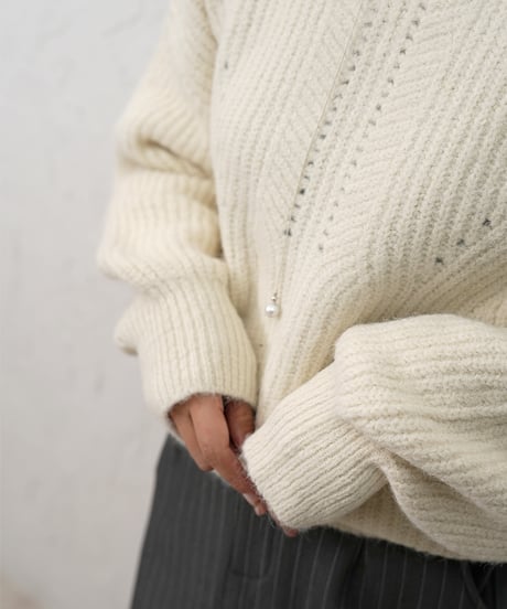 Wool knit【Whiteラスト2点】