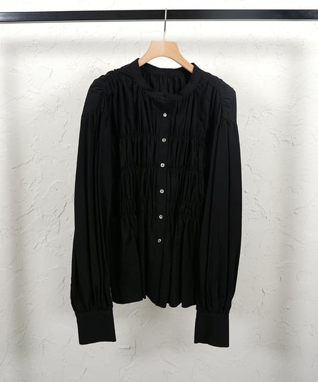 Cotton shirring blouse【残り僅か！】