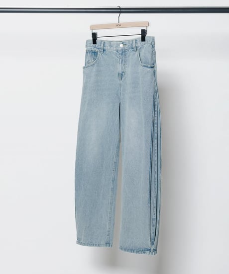 【YENN】再販ご予約  SIDE PLEATED DENIM PT