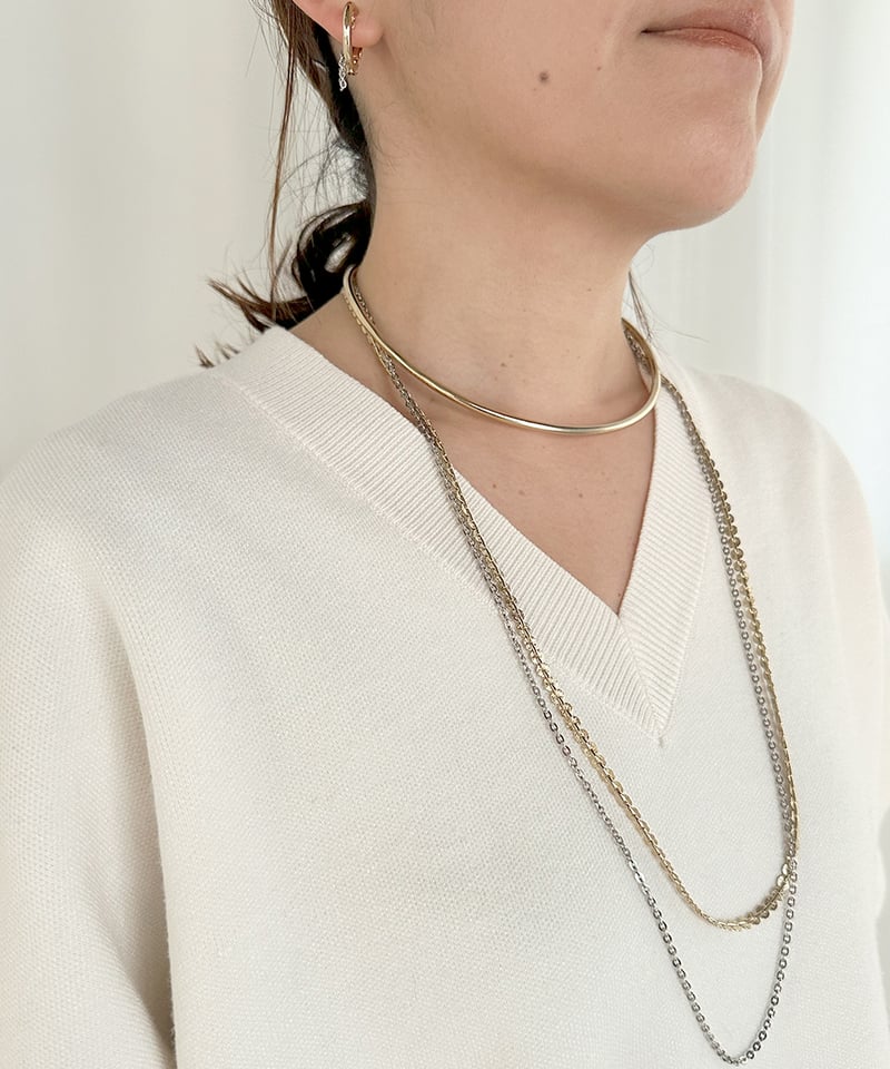 Sea'ds mara】 ご予約 再販 Chain layer choker | sele