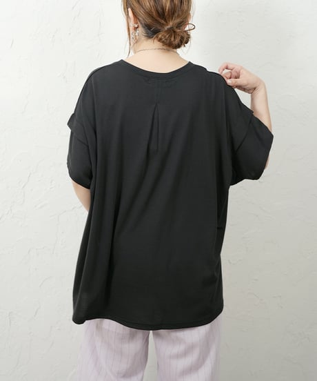 Prime cool leeve tuck Tshirt