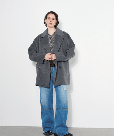 【YENN】　ご予約  BI COLOR KNIT VEST