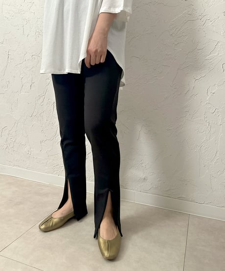 再再再再販　ご予約　FRONT SLIT LEGGINGS