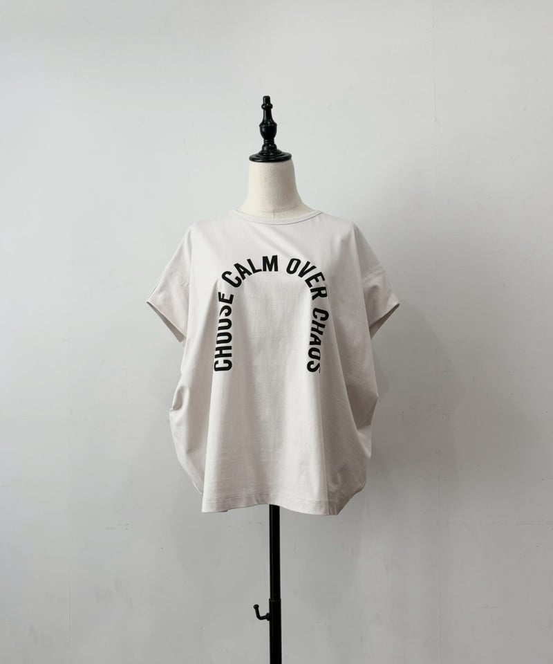 siro de labonte】 ご予約 message tuck sleeve Tshi