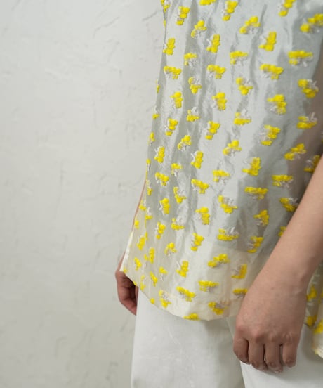 Popcorn flour blouse【ラスト2点】