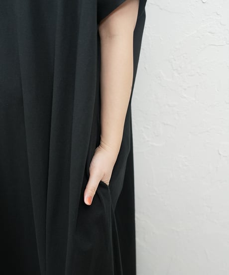 【Liren別注size】 Tucked Sleeve Jersey Dress　ラスト2点！