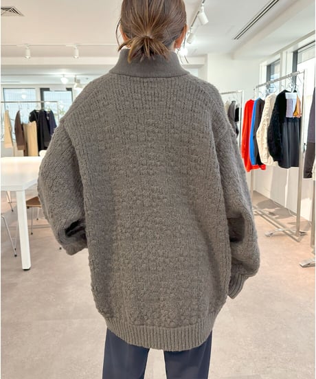 【TORRAZZO DONNA】ご予約　Big Pocket Knit Blouzon