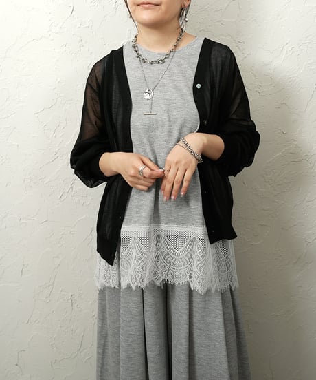 Conpact sheer cardigan【ラスト1点】