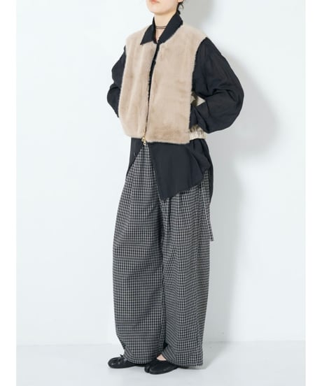 Sheer denim big shirt【ラスト2点】