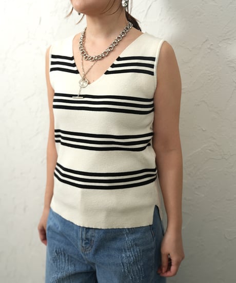 Glitter　BD 2way knit tank  現物分残り僅か！