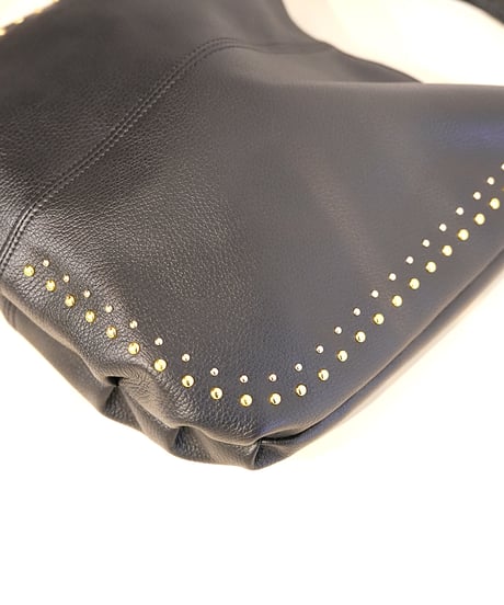 【MARLON】　  DOLLARO　studs leather　tote　bag 6103