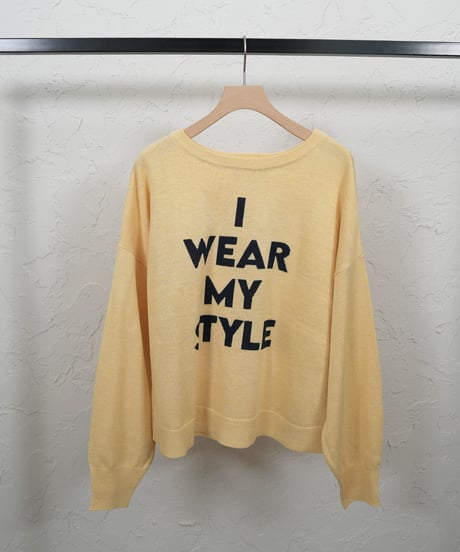 Cotton loose knit【mocaラスト1点】