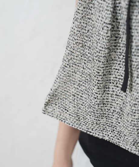 mesh tweed gathered cami【ラスト2点】