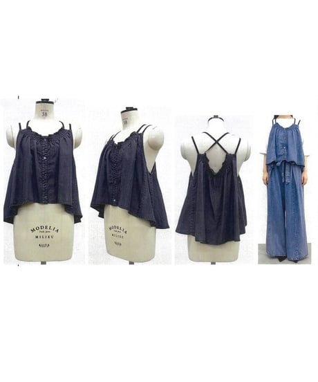 Tencel denim cami