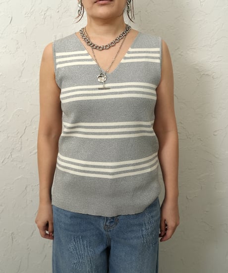 Glitter　BD 2way knit tank  現物分残り僅か！