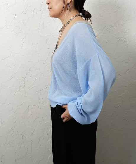Color scheme zip knit cardigan