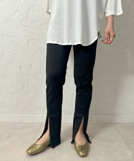 再再再再販　ご予約　FRONT SLIT LEGGINGS