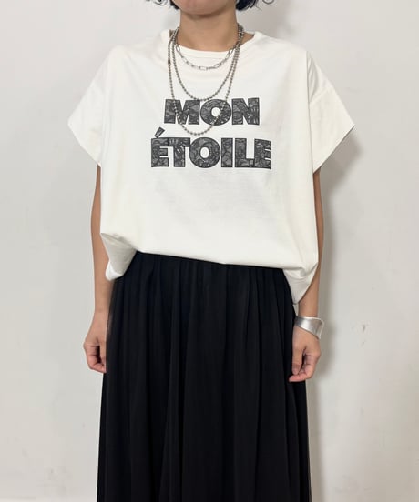【siro de labonte】　ご予約   highgage cotton MON ETOILE tucksleeve T