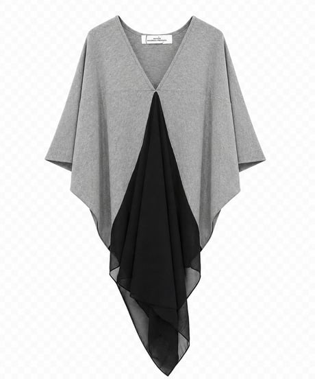 【MAISON MAVERICK】　ご予約  Back Ribbon Drape Tunic