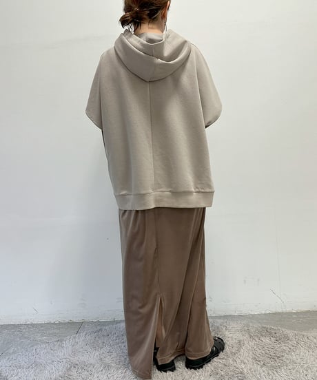 【ROSIEE】ご予約 スウェットフードポンチョ