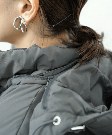 2way hoodie  down vest