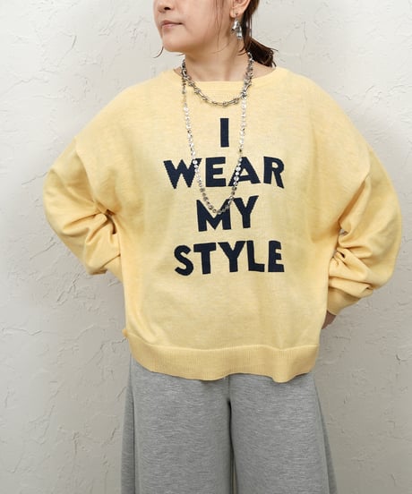 Cotton loose knit【mocaラスト1点】